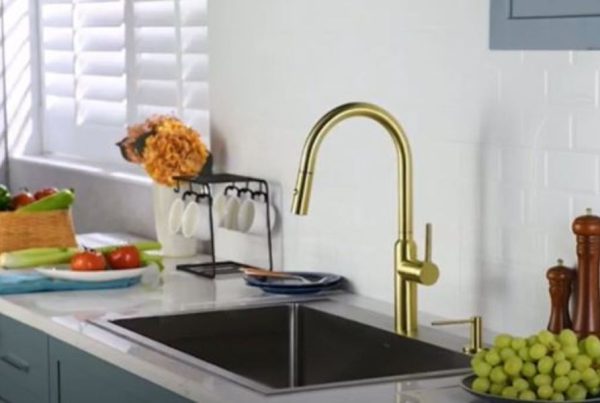 best brushed gold kitchen faucet