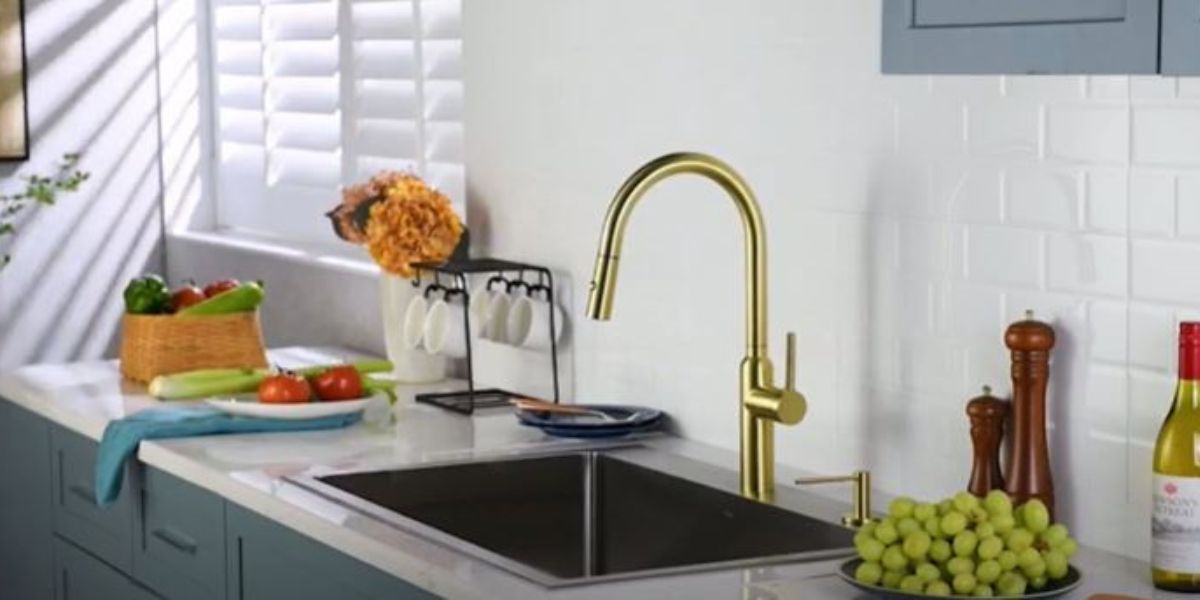 Best brushed gold kitchen faucet
