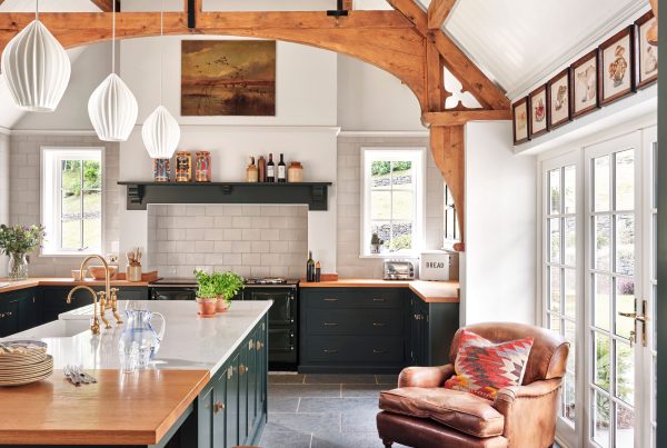 How to Make Your Vaulted Ceiling Kitchen Feel Bright And Welcoming With Lighting