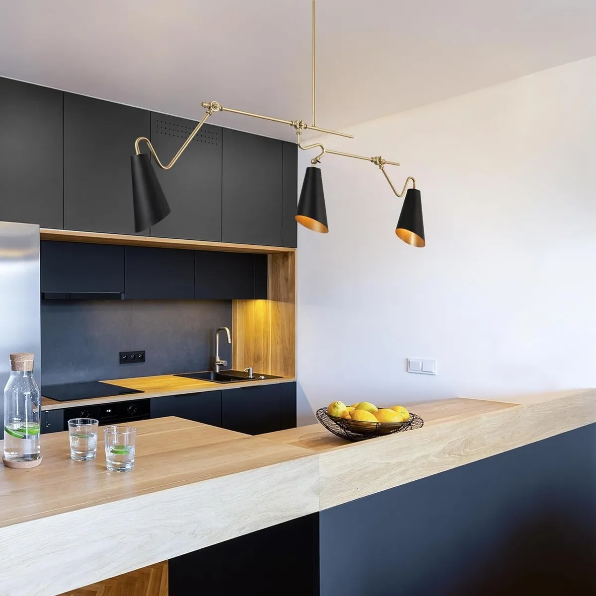 Black And Gold Kitchen Lighting: Illuminate Your Space with Elegance